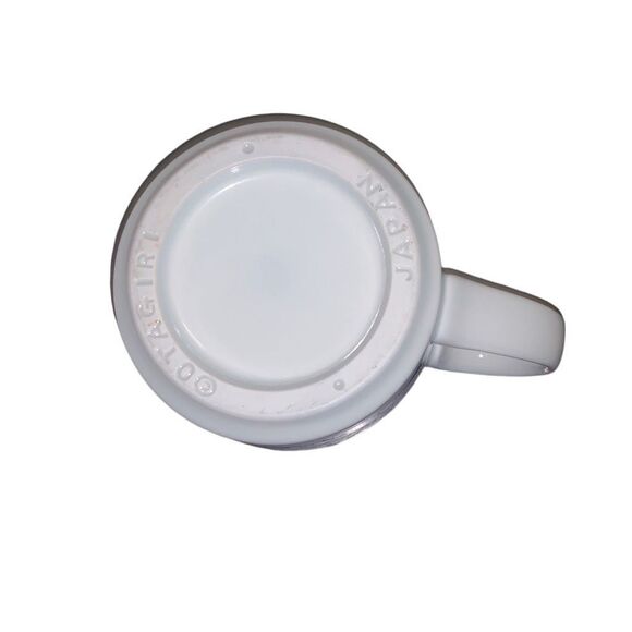 Vintage Otagiri Japan Raised Embossed Pink Pig Heartprint Stoneware Mug Cup - Picture 6 of 12